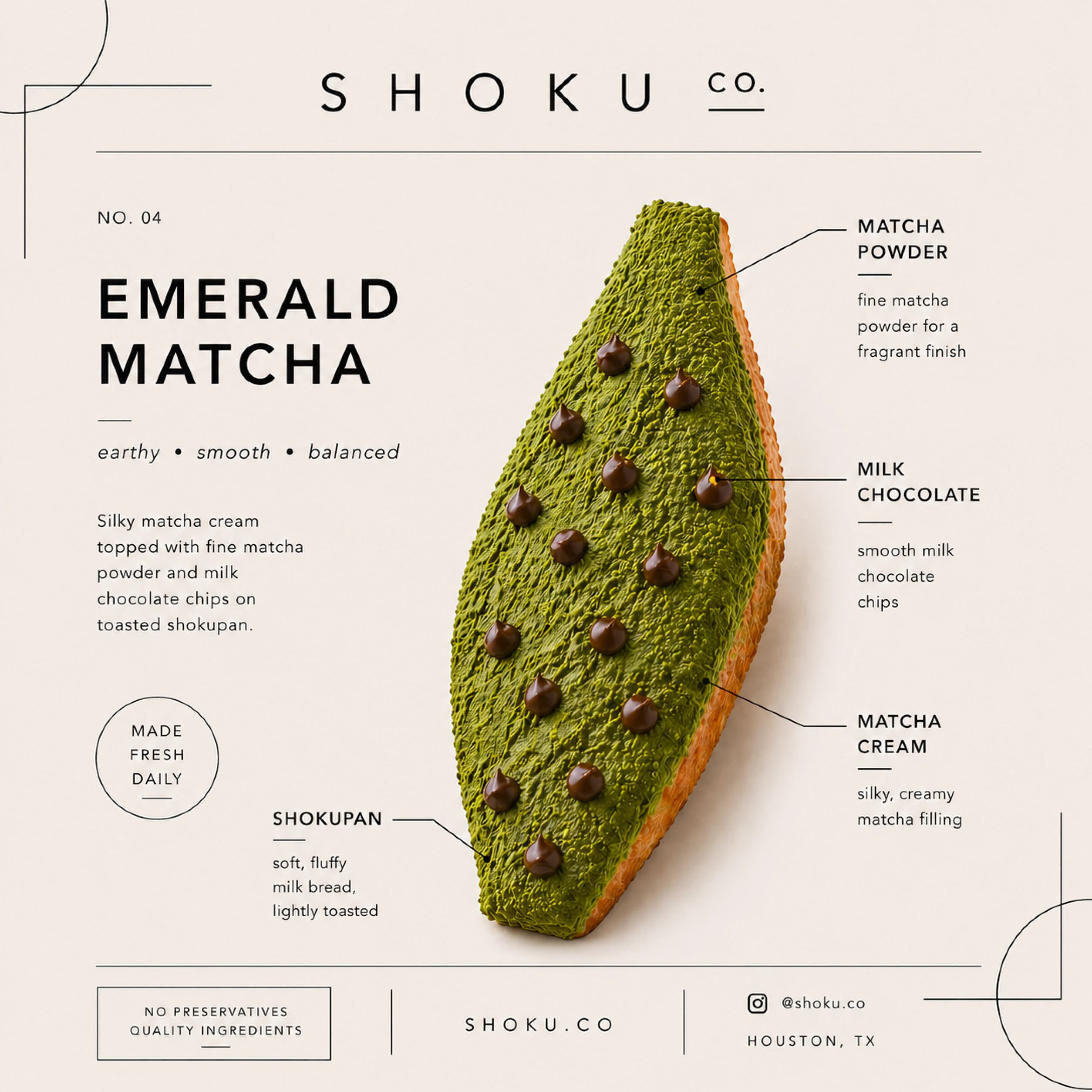 Emerald Matcha sando